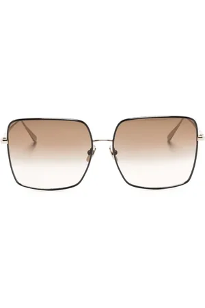 Linda Farrow Lunettes de soleil Hina à monture carrée
