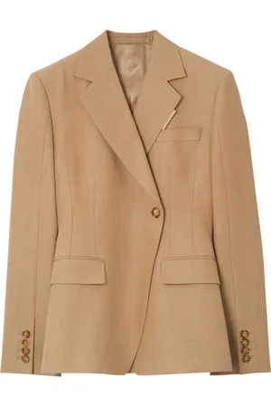 Burberry Blazer en laine à simple boutonnage