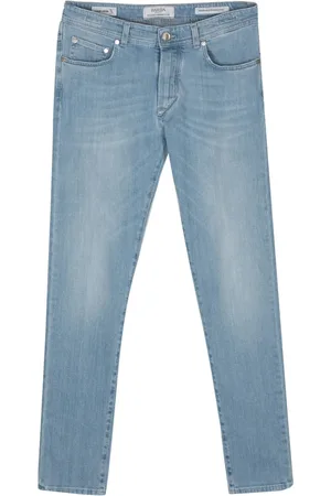 BARBA Jean cigarette à taille basse