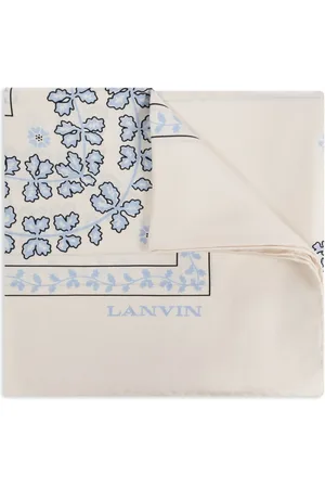 Lanvin écharpe à logo imprimé
