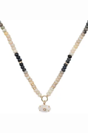 Sydney Evan Collier en or 14ct serti de diamants et d
