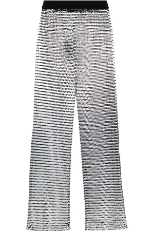 ROTATE Pantalon à ornements en cristal