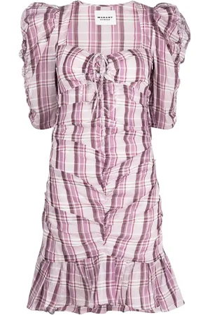 Marant Etoile Robe à carreaux