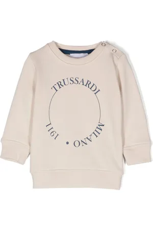 Trussardi Pull à logo imprimé