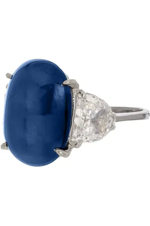 FANTASIA BY DESERIO Bague Three Stone en or blanc 14ct