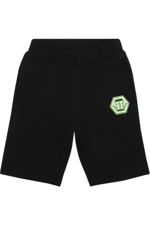 Philipp Plein Short de sport à logo appliqué