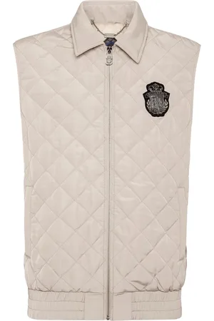 BILLIONAIRE Gilet matelassé à logo appliqué