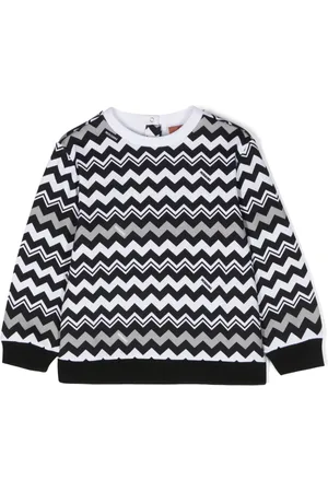 Missoni Sweat en coton à imprimé zig-zag