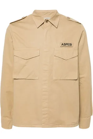 Aspesi Chemise à patch logo