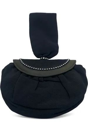 JENNIFER GIBSON JEWELLERY Sac à main Crepe & Crystal (années 1940)