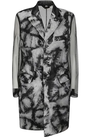 Comme des Garçons Manteau droit à simple boutonnage