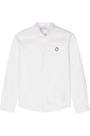 Trussardi Chemise à logo brodé