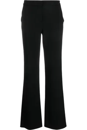 Giorgio Armani Pantalon de tailleur en laine à coupe droite