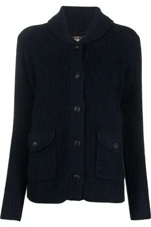 Ralph Lauren Cardigan nervurée à boutonnière