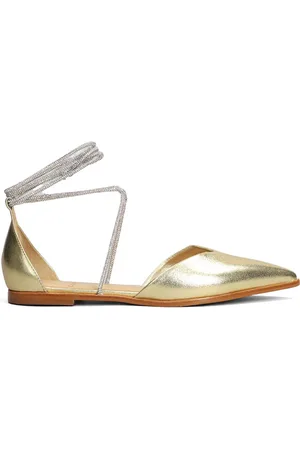 CARRANO Ballerines à effet métallisé