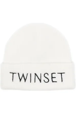Twin-Set Bonnet à logo brodé