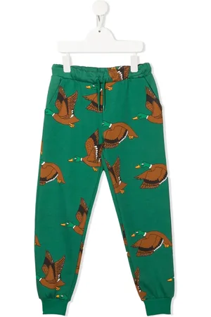 Mini Rodini Pantalon de jogging à imprimé Mallard