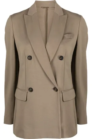 Brunello Cucinelli Blazer à boutonnière croisée