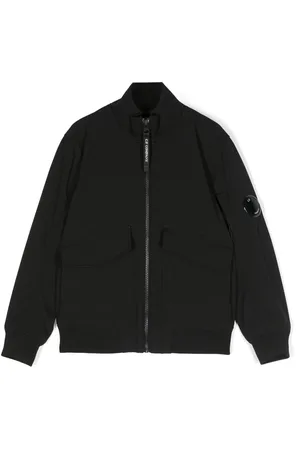 C.P. Company Veste zippée à détail verre de lunettes signature