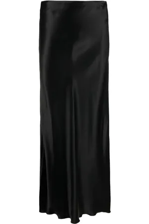 FORTE FORTE Jupe mi-longue satinée à taille haute
