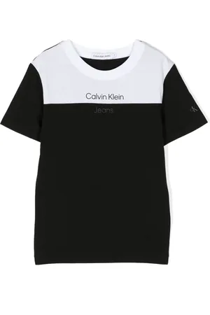 Calvin Klein T-shirt bicolore à empiècements