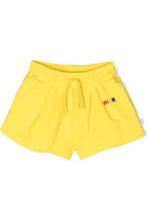 Msgm Short en coton à logo brodé