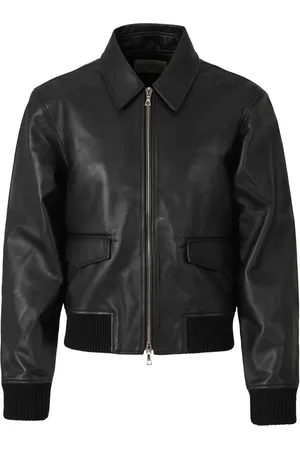 OFFICINE GENERALE Veste bomber en cuir