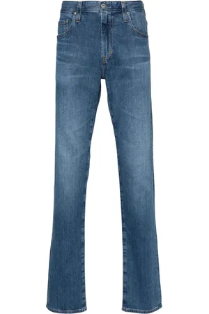 AG Jeans Jean droit à patch logo