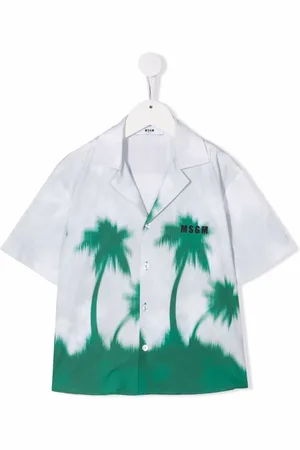 Msgm Chemise à logo imprimé