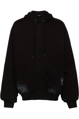 Balenciaga Veste matelassée à logo imprimé