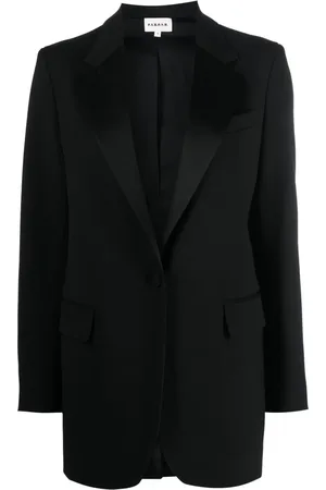 P.A.R.O.S.H. Blazer à bords en satin