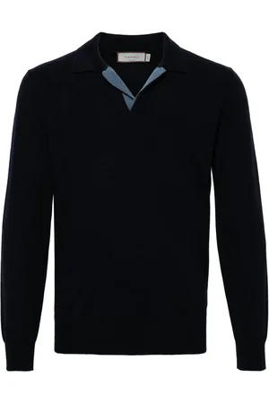 CANALI Polo en laine mérinos