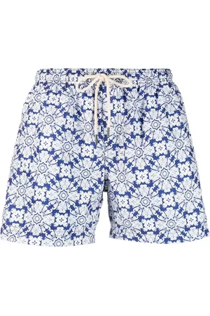 PENINSULA SWIMWEAR Short de bain à imprimé géométrique