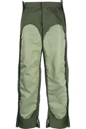 Diesel Pantalon ample à empiècements contrastants