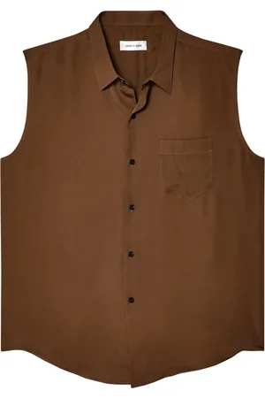 Ernest W. Baker Chemise sans manches à boutonnière