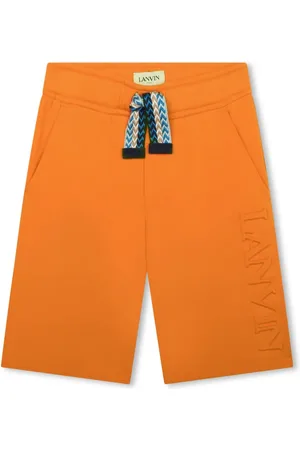 Lanvin Short en coton à logo embossé