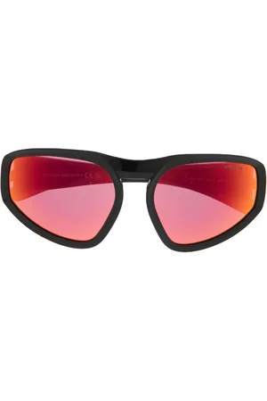 Moncler Lunettes de soleil Pentagra à monture géométrique