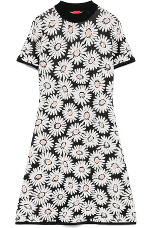 HUGO BOSS Robe courte à fleurs en jacquard