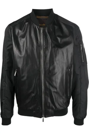 MOORER Veste bomber Edison-Pek en cuir