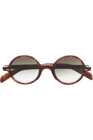 CUTLER & GROSS Lunettes de soleil à effet écailles de tortue