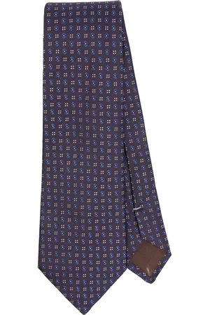CANALI Cravate à motif géométrique