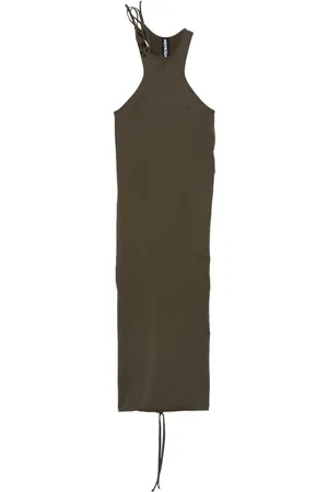 ANDREADAMO Robe mi-longue en jersey à design sans manches
