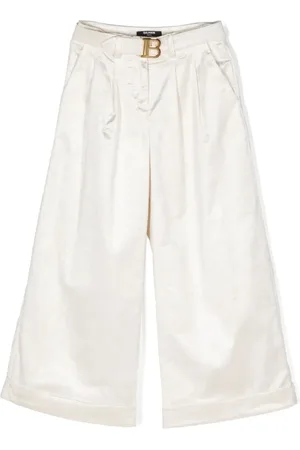 Balmain Pantalon en velours côtelé à coupe ample