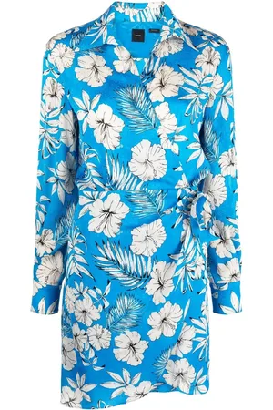 Pinko Robe croisée à fleurs