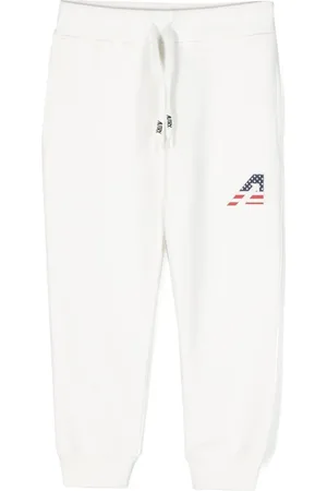 Autry Pantalon en coton à logo imprimé