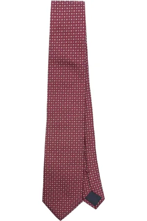 corneliani Cravate à motif géométrique en jacquard