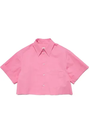 Maison Margiela Chemise en coton à logo brodé
