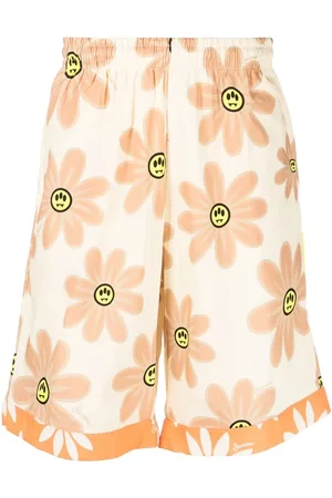 BARROW Short en coton à fleurs