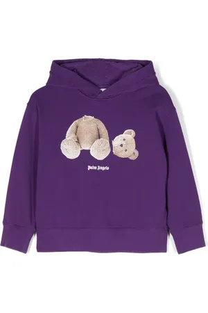 Palm Angels Hoodie zippé à logo imprimé