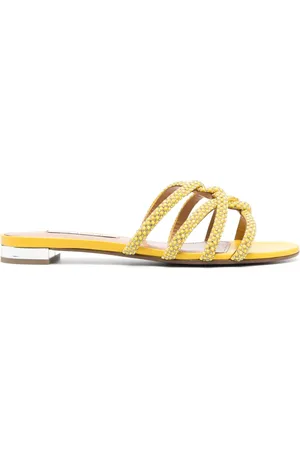 Aquazzura Sandales à ornements en cristal